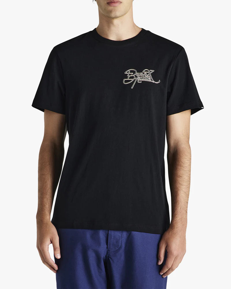 Camiseta Deus Ex Machina Hyperdrive Preta