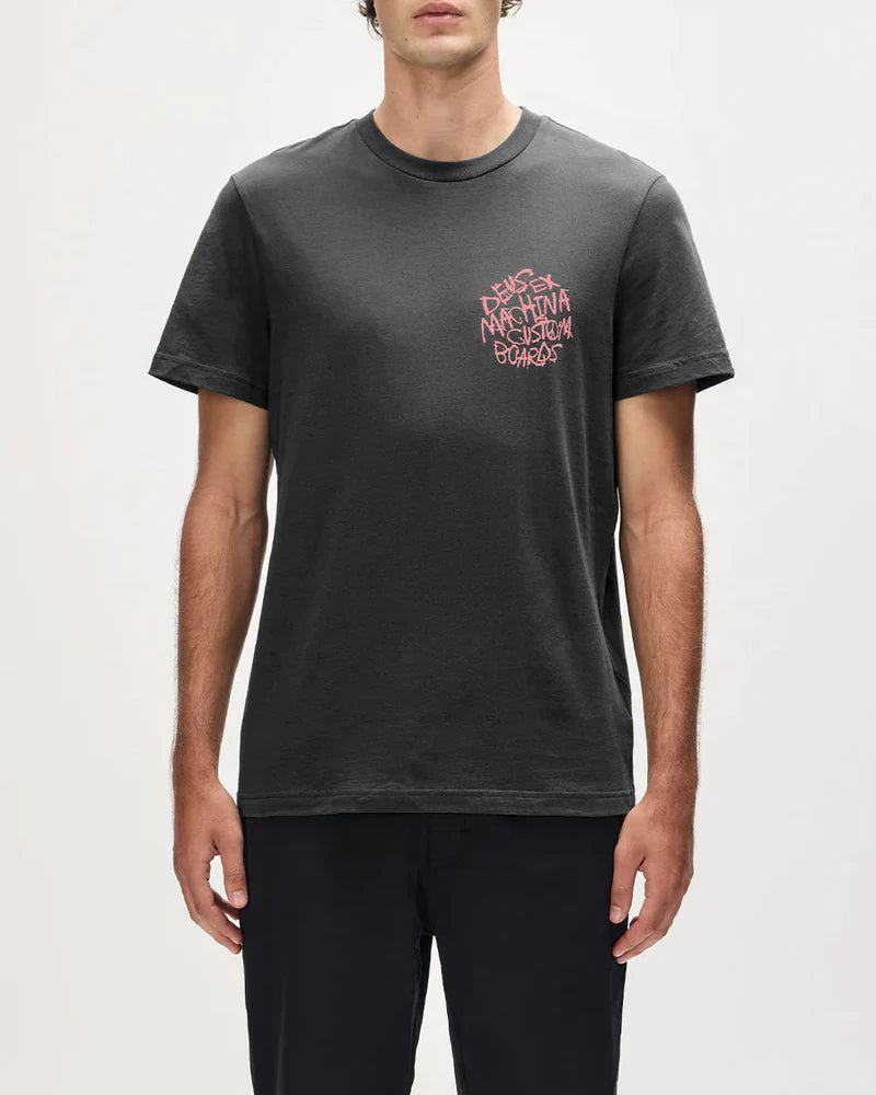 Camiseta Deus Ex Machina Scrambler Chumbo