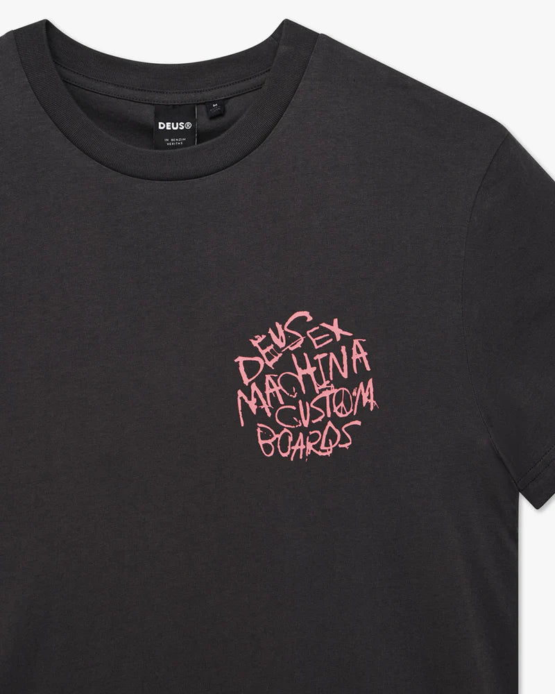 Camiseta Deus Ex Machina Scrambler Chumbo