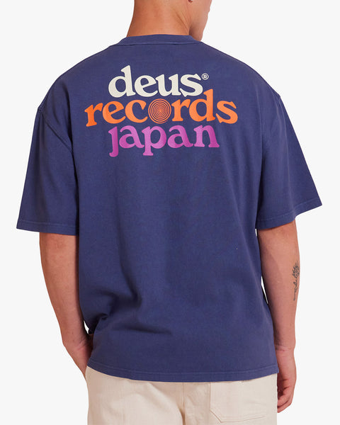 Camiseta Oversized Deus Ex Machina Strata Marinho