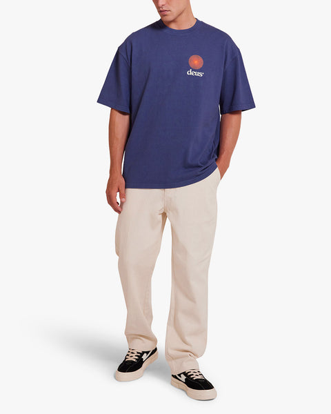 Camiseta Oversized Deus Ex Machina Strata Marinho