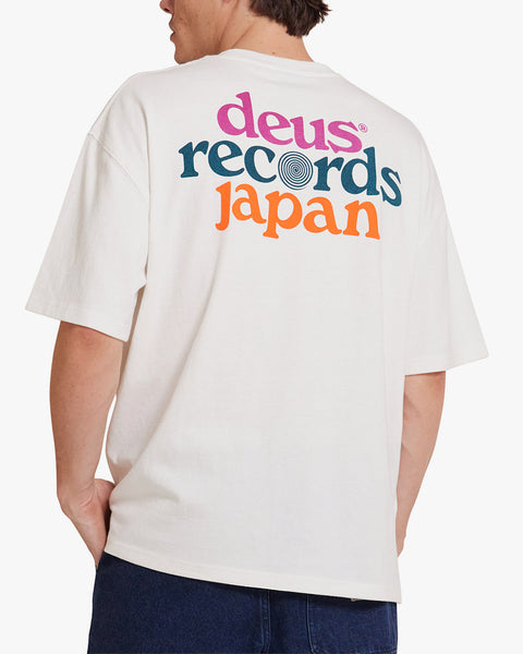 Camiseta Oversized Deus Ex Machina Strata Off White