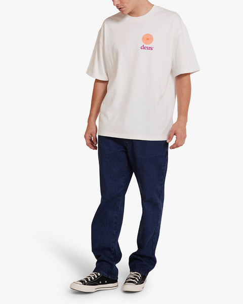 Camiseta Oversized Deus Ex Machina Strata Off White
