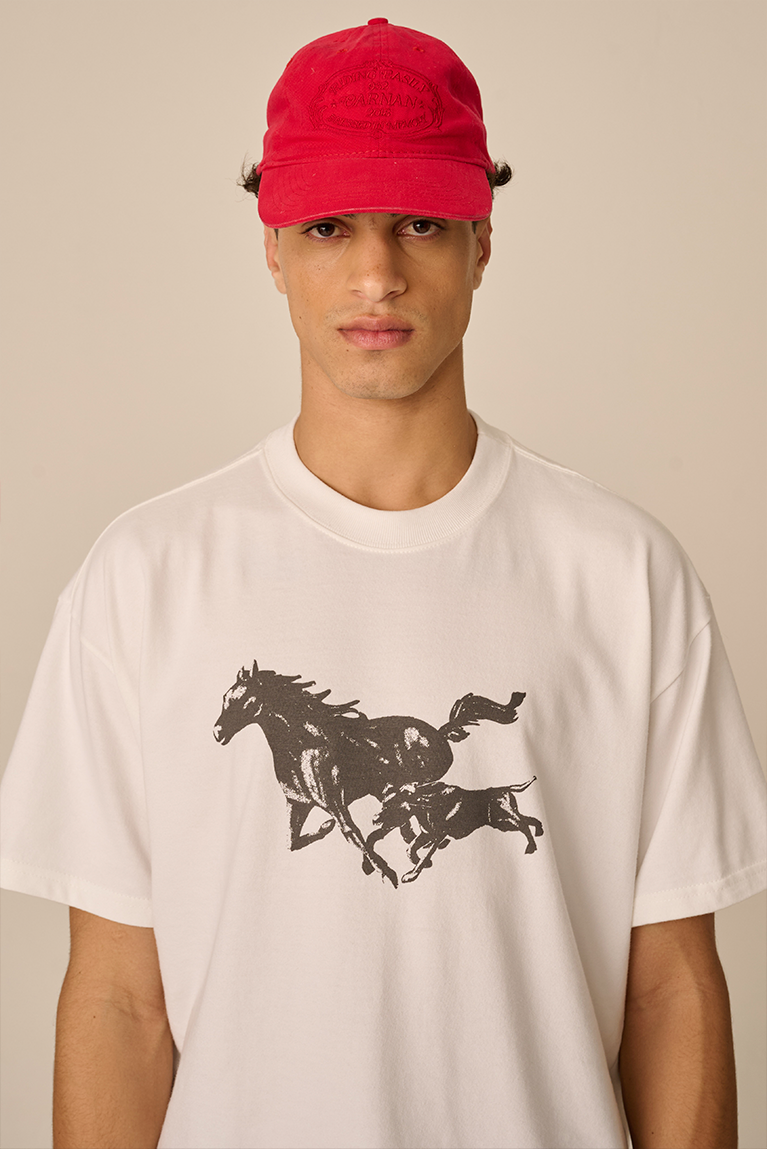 Camiseta Boxy Carnan Companions Off White