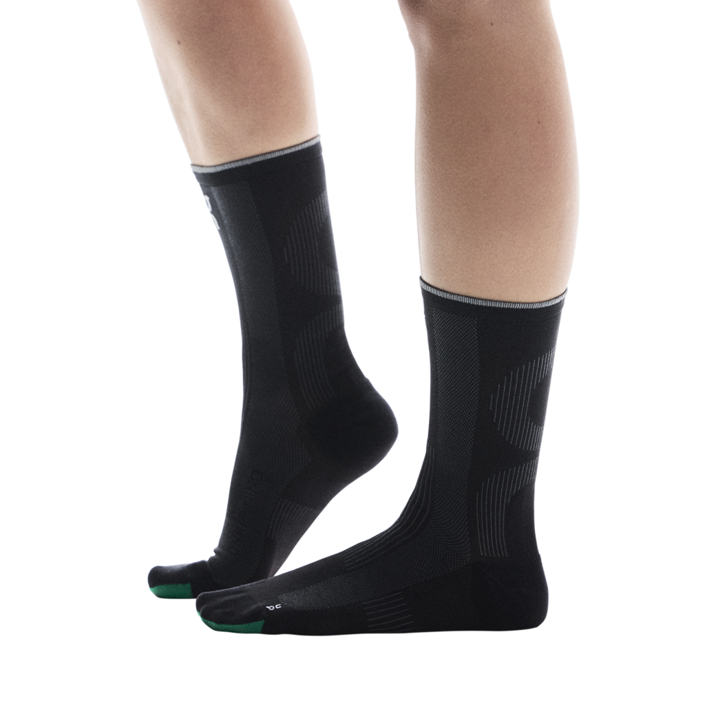 Meia On Elite Run High Black