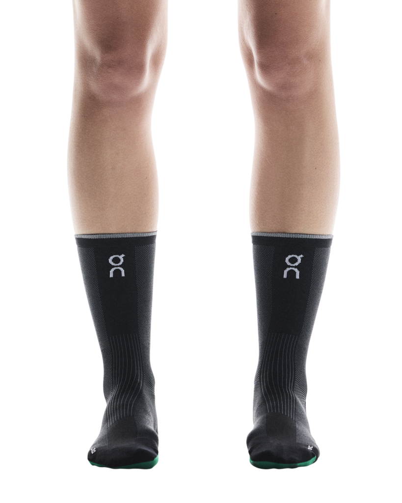 Meia On Elite Run High Black