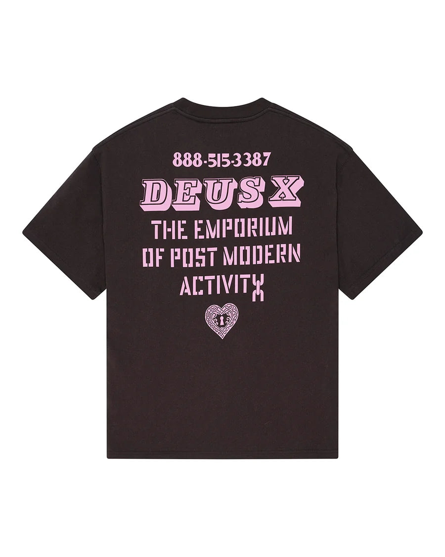 Camiseta Deus Ex Machina Upstairs Cinza
