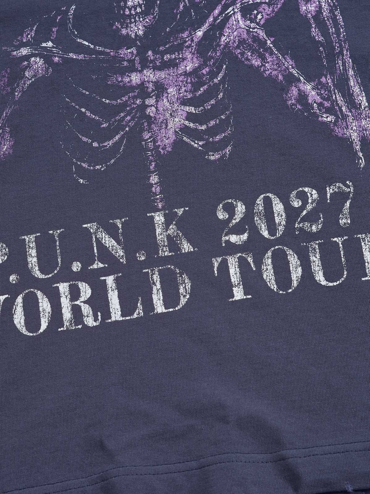 Camiseta Des Prezo P.U.N.K World Tour Vintage Marinho