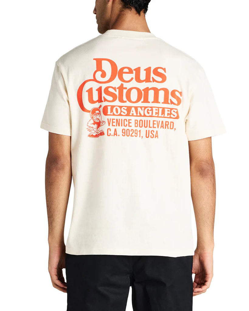 Camiseta Deus Ex Machina Raptor Dirty Off White