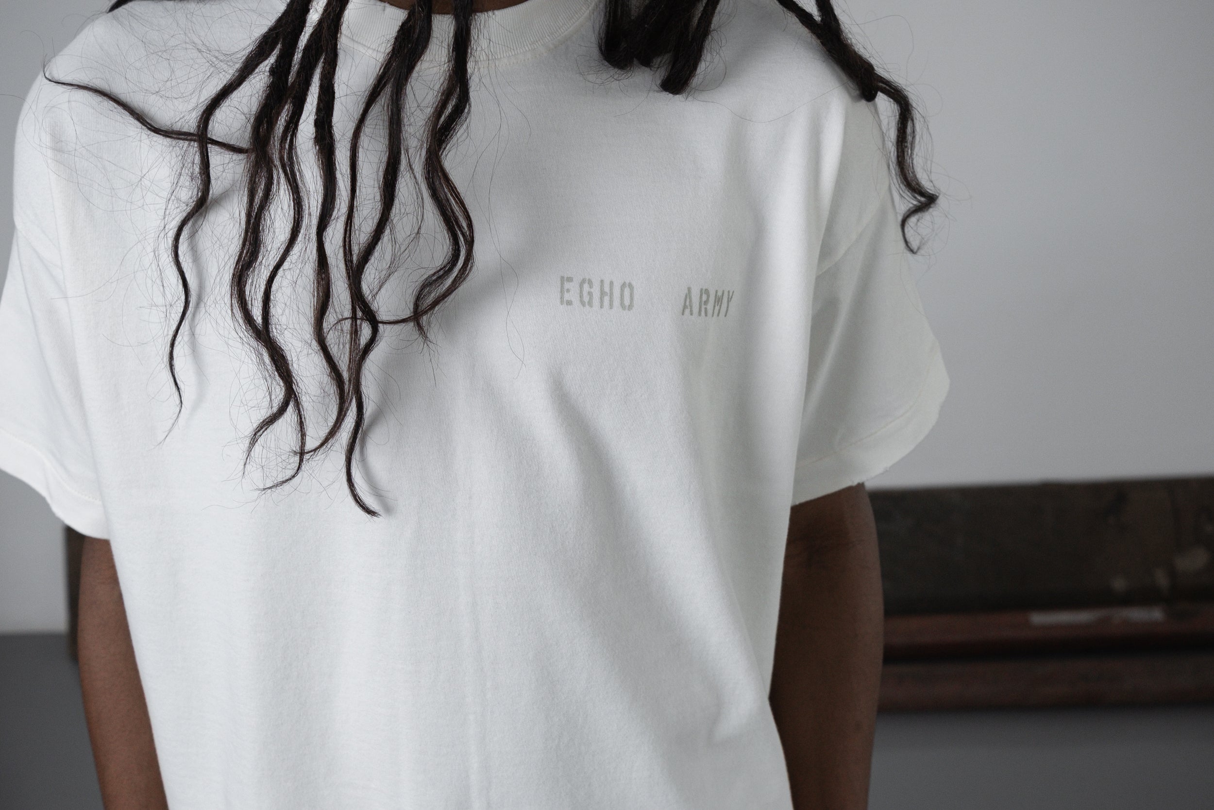 Camiseta Egho Uniform Boxy Branca
