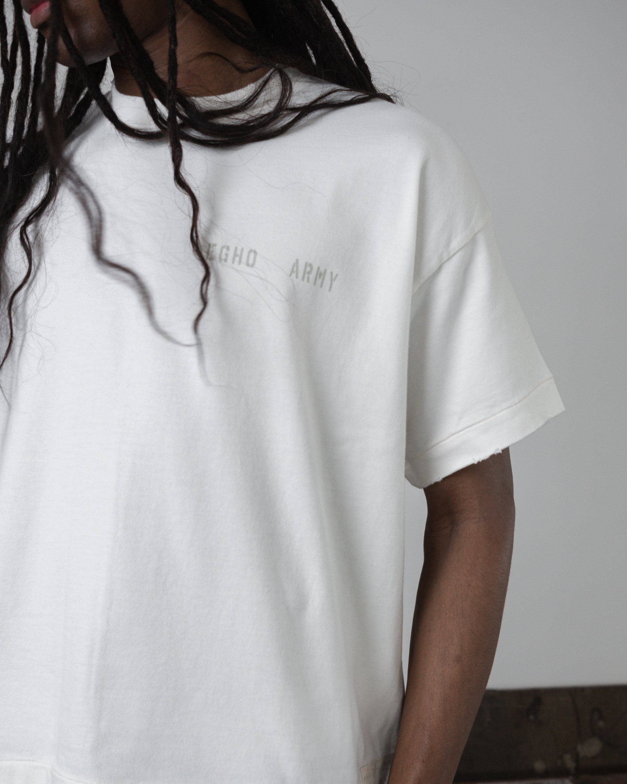 Camiseta Egho Uniform Boxy Branca