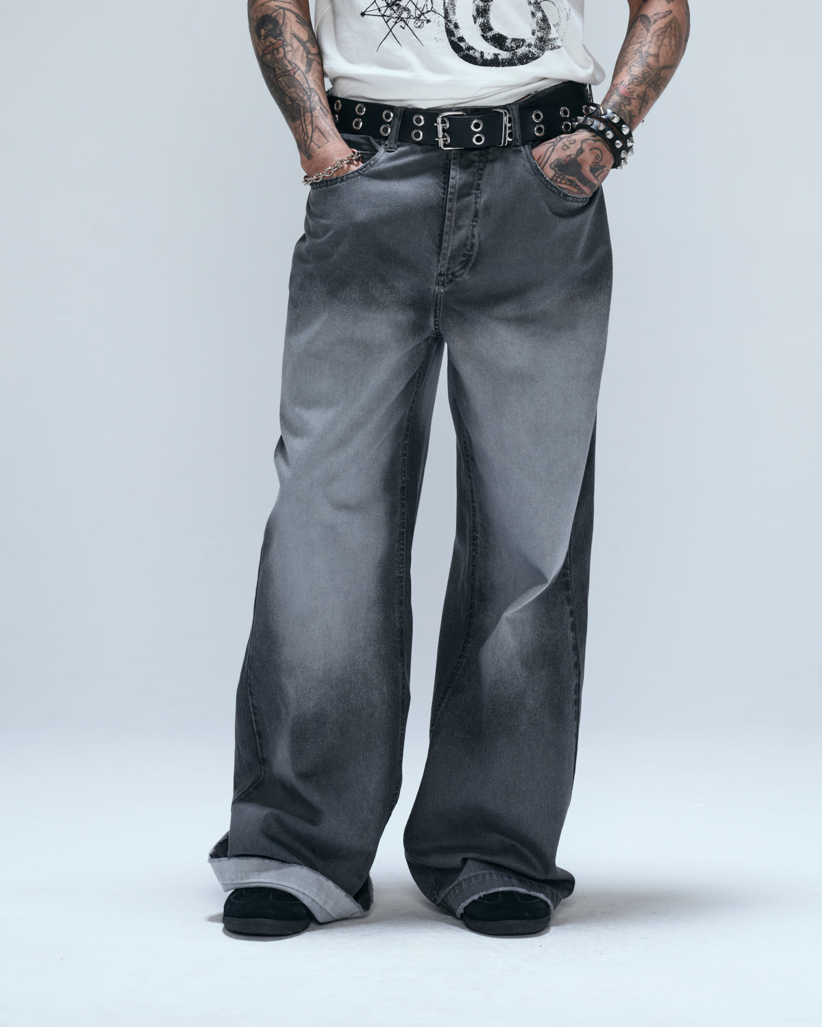 Calça Bone Faded Egho Cinza