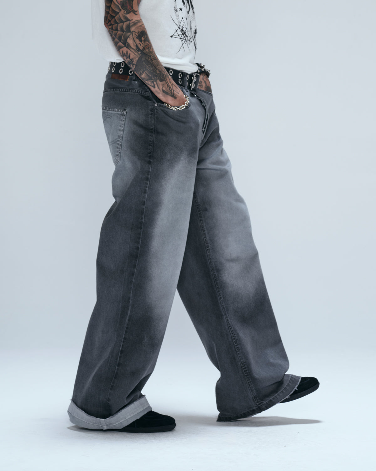 Calça Bone Faded Egho Cinza