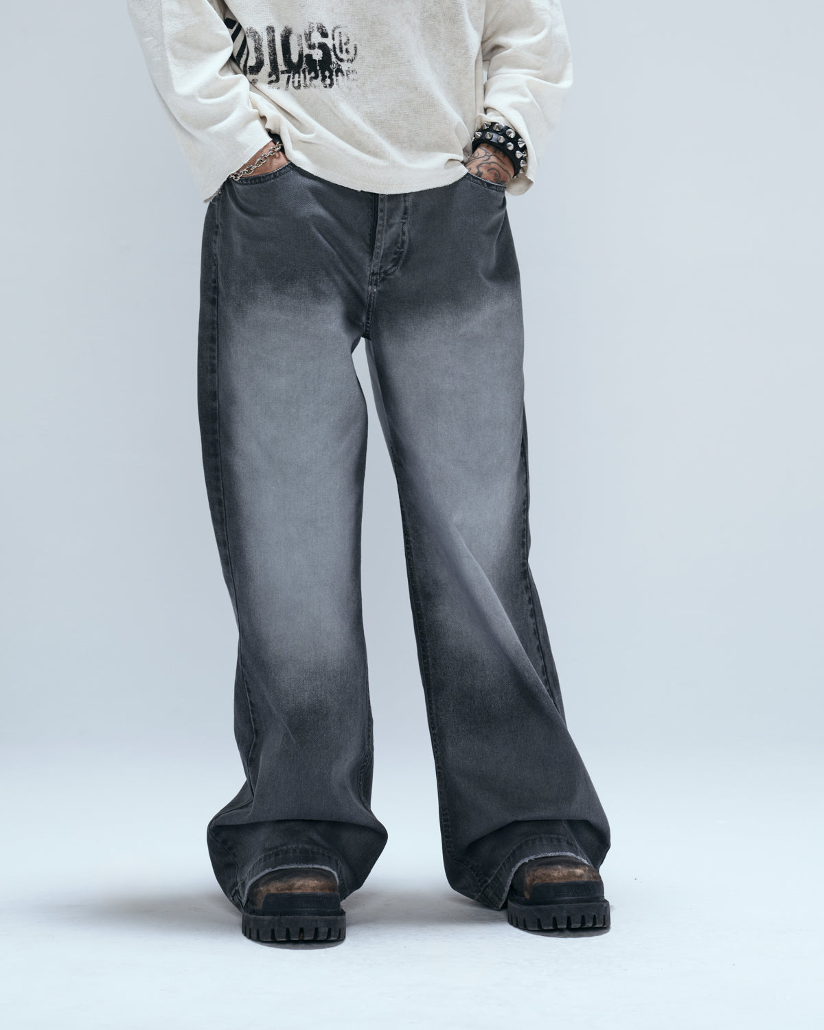 Calça Bone Faded Egho Cinza