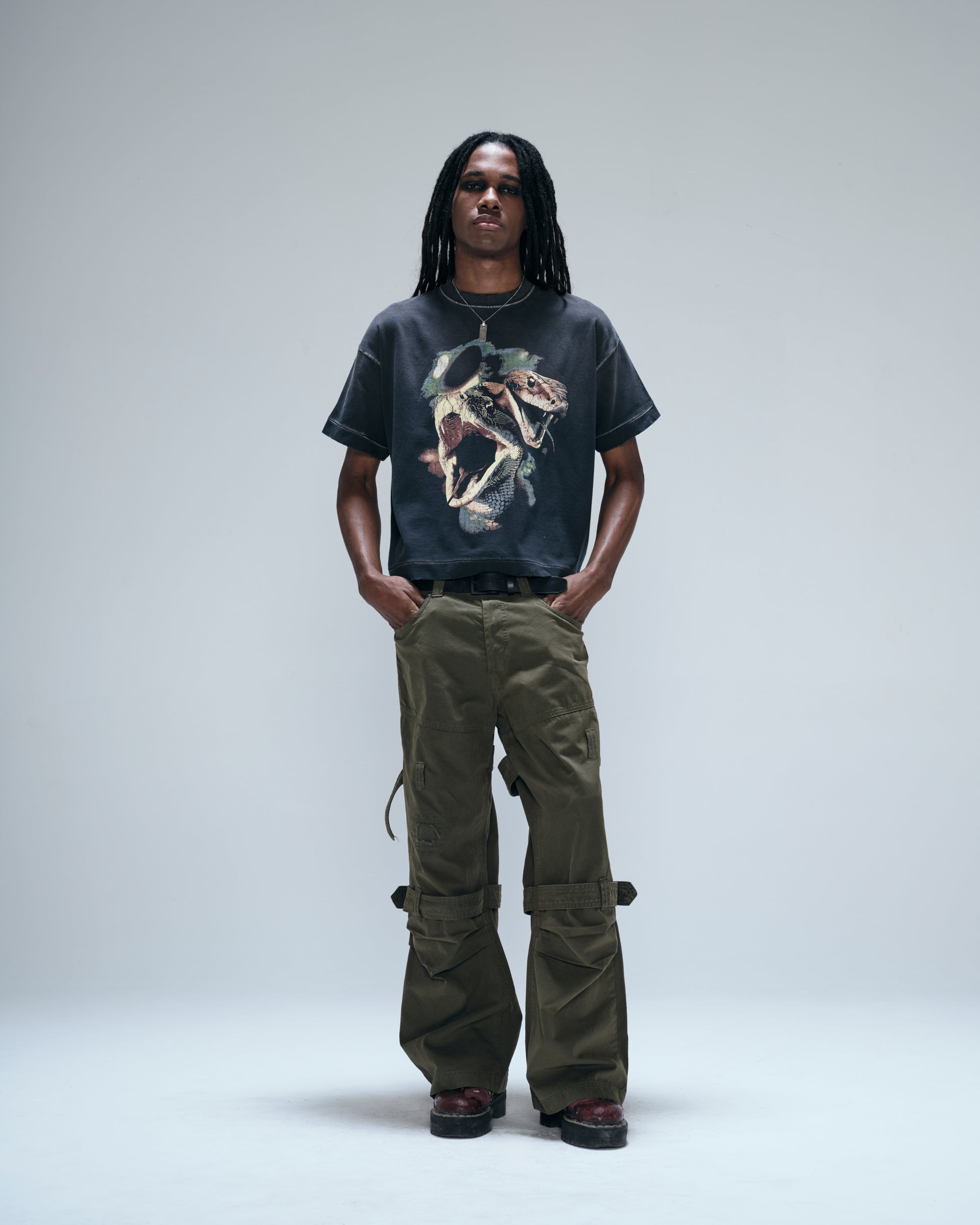 Camiseta Boxy Egho Serpente