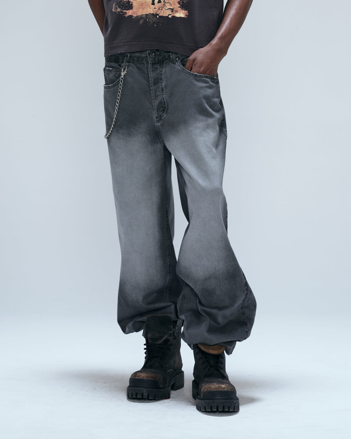 Calça Bone Faded Egho Cinza