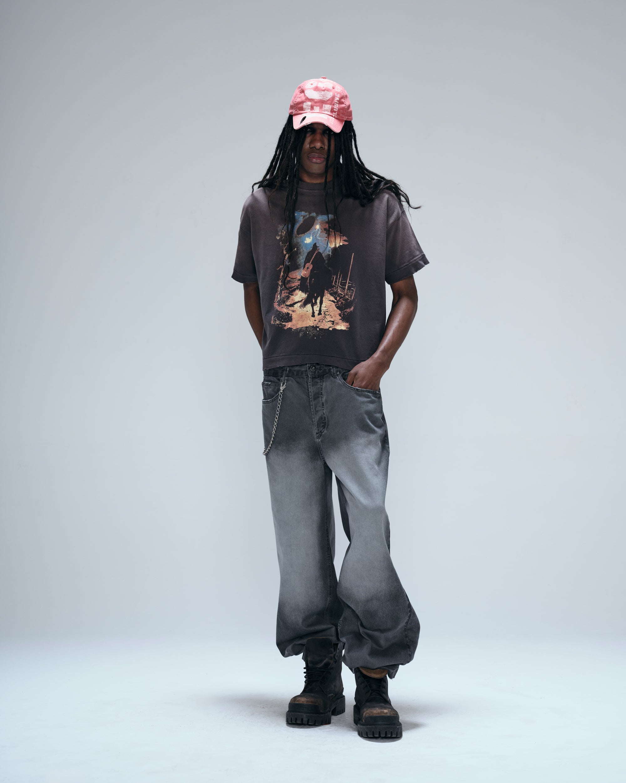 Camiseta Boxy Egho Violeiro