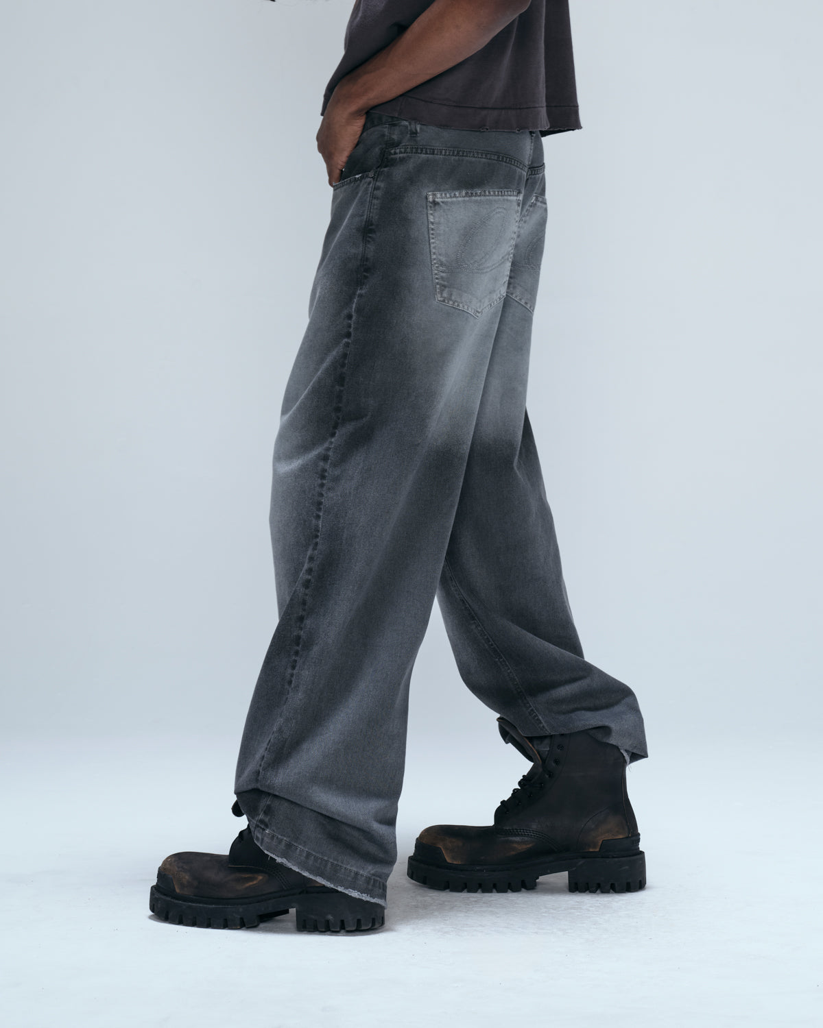 Calça Bone Faded Egho Cinza