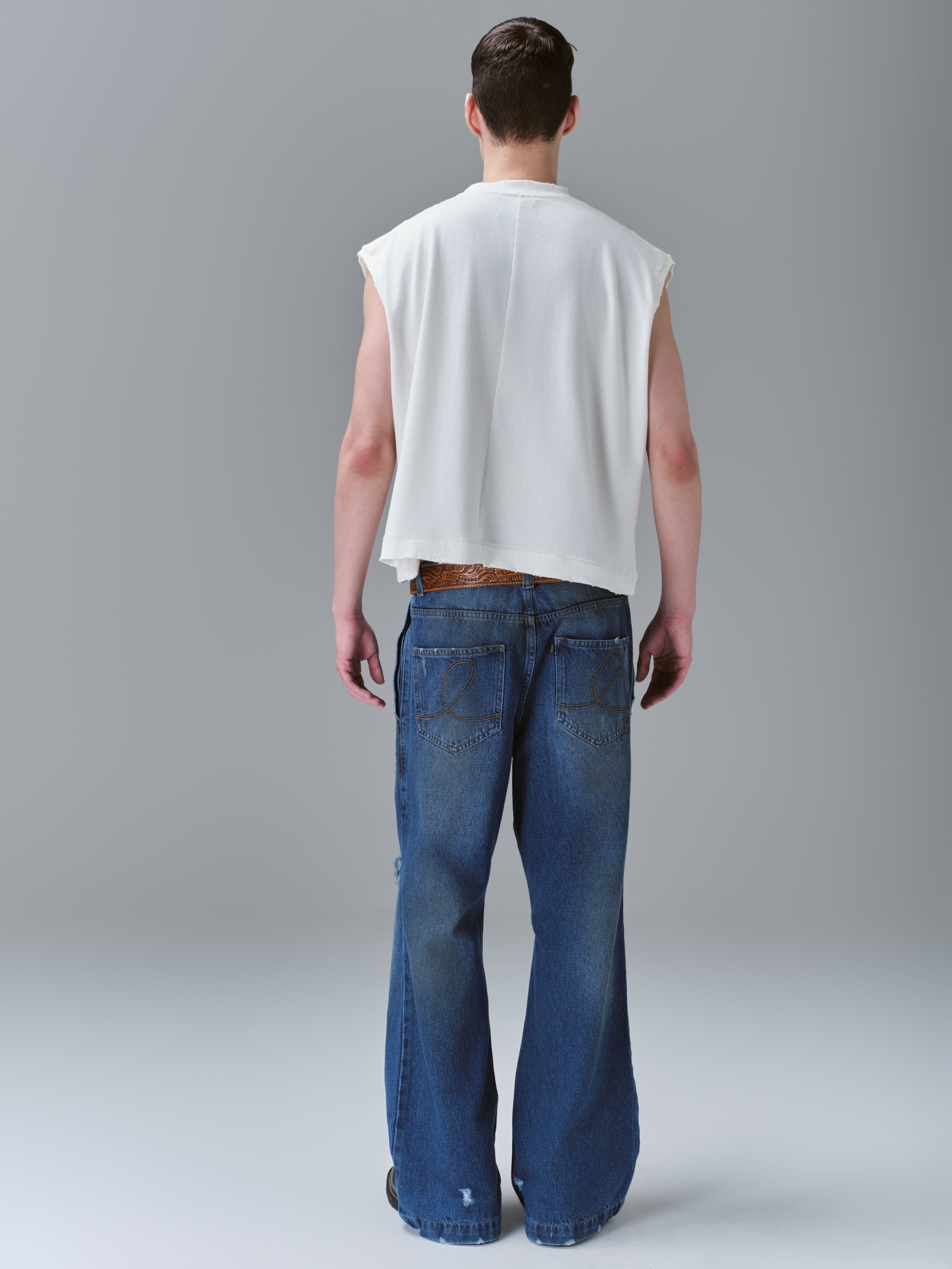 Calça Jeans Egho Flare Azul