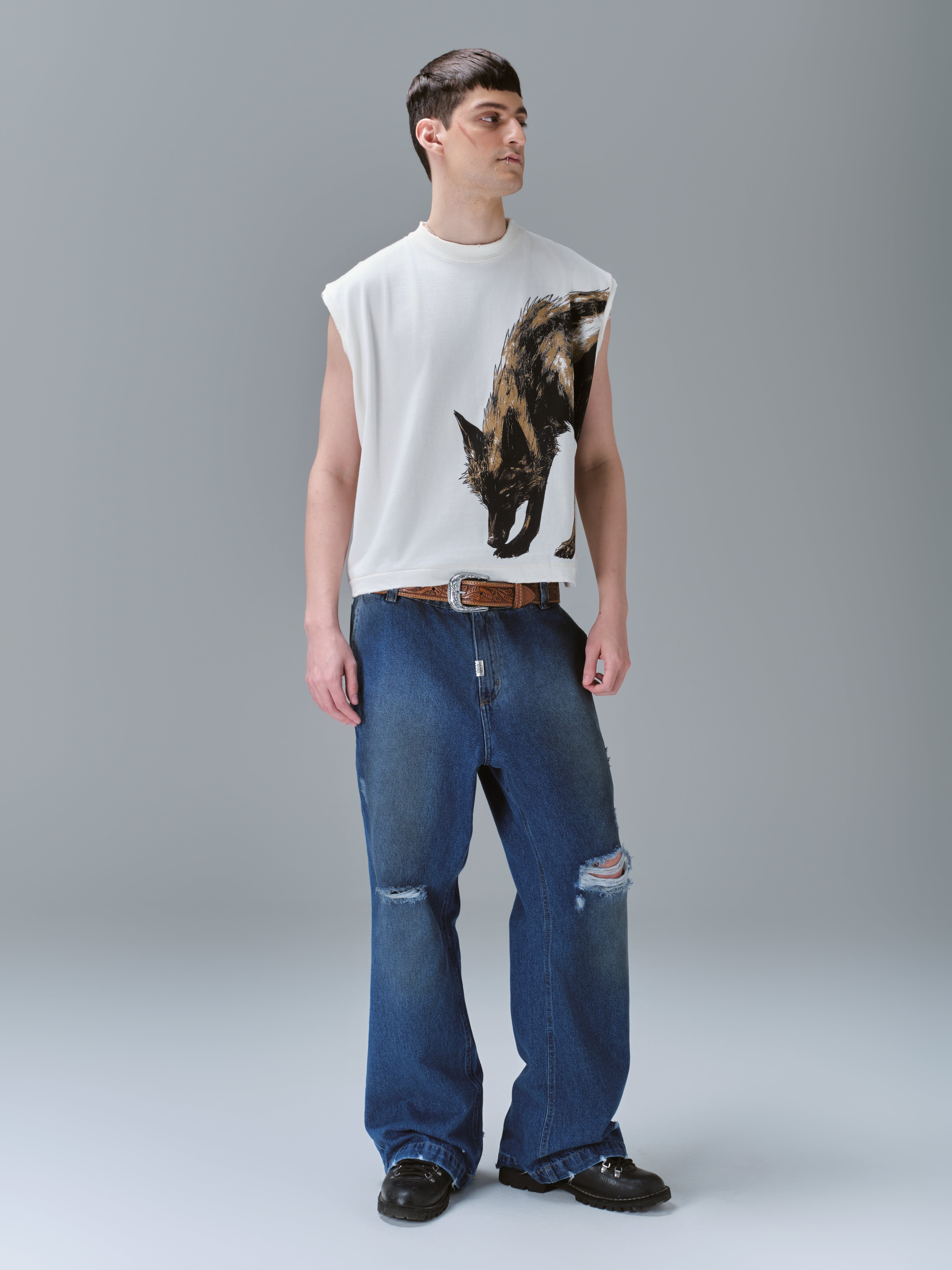 Calça Jeans Egho Flare Azul