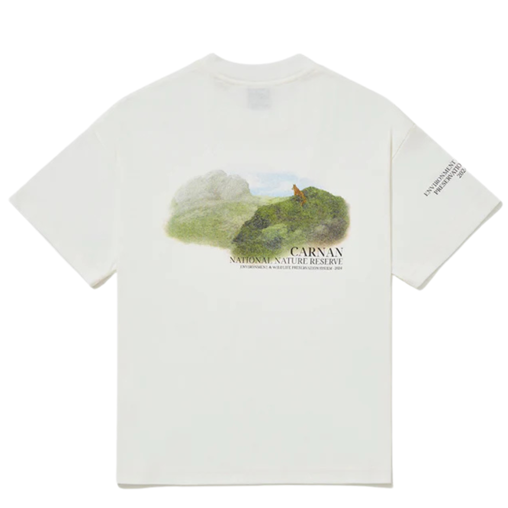 Camiseta Heavy Carnan Wildlife Branca