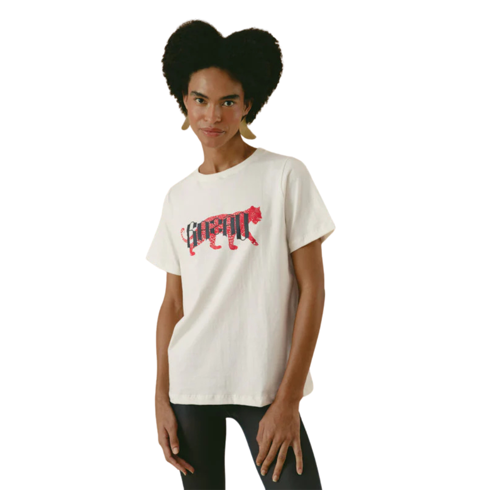 Camiseta Jouer Couture Razão Off White