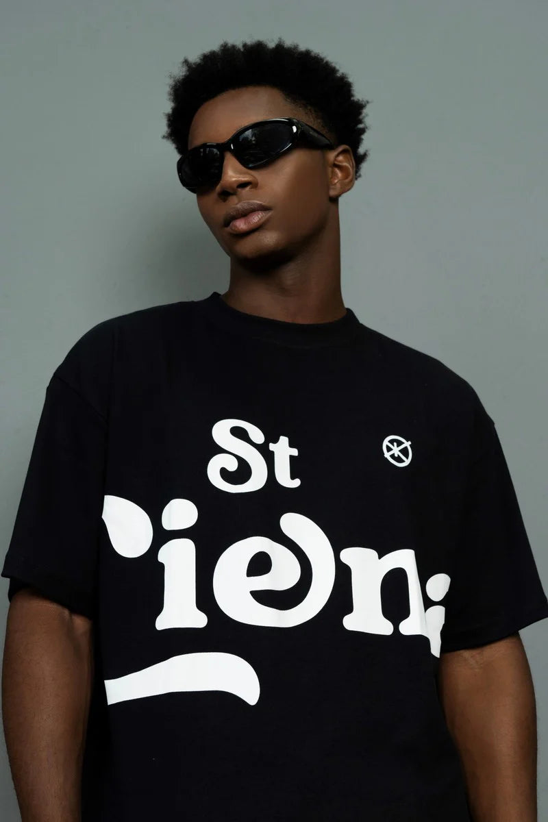 Camiseta Ciena Gigantic Logo Preta