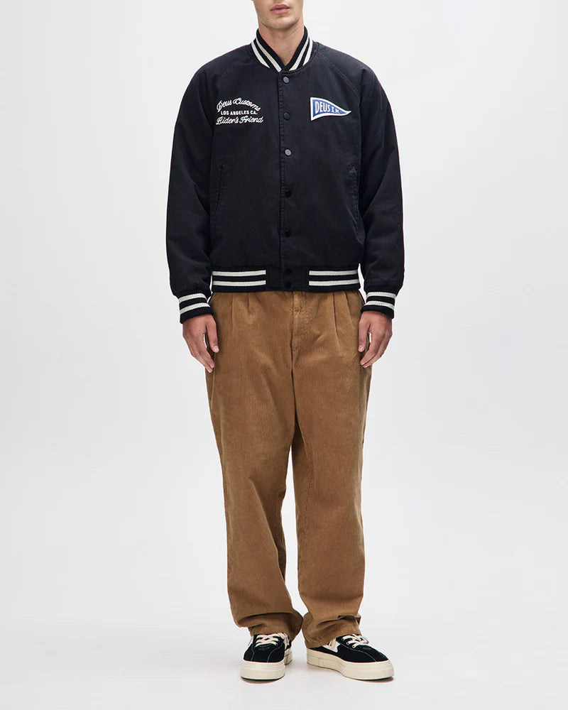 Jaqueta Bomber Deus Ex Machina Stadium Preta