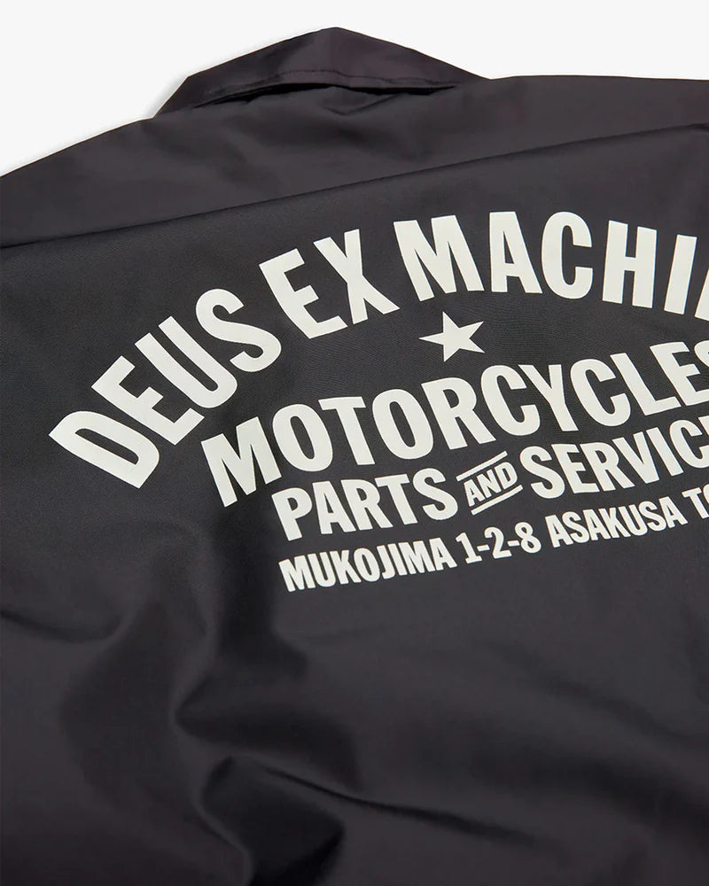 Jaqueta Regular Deus Ex Machina Tokyo Preta