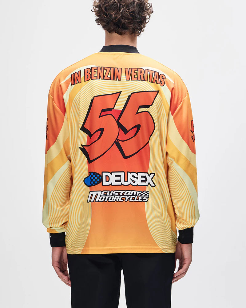 Moto Jersey Deus Ex Machina Pledge Laranja