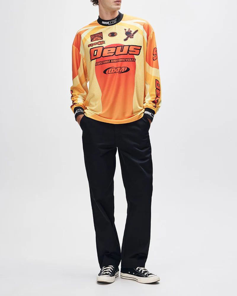 Moto Jersey Deus Ex Machina Pledge Laranja