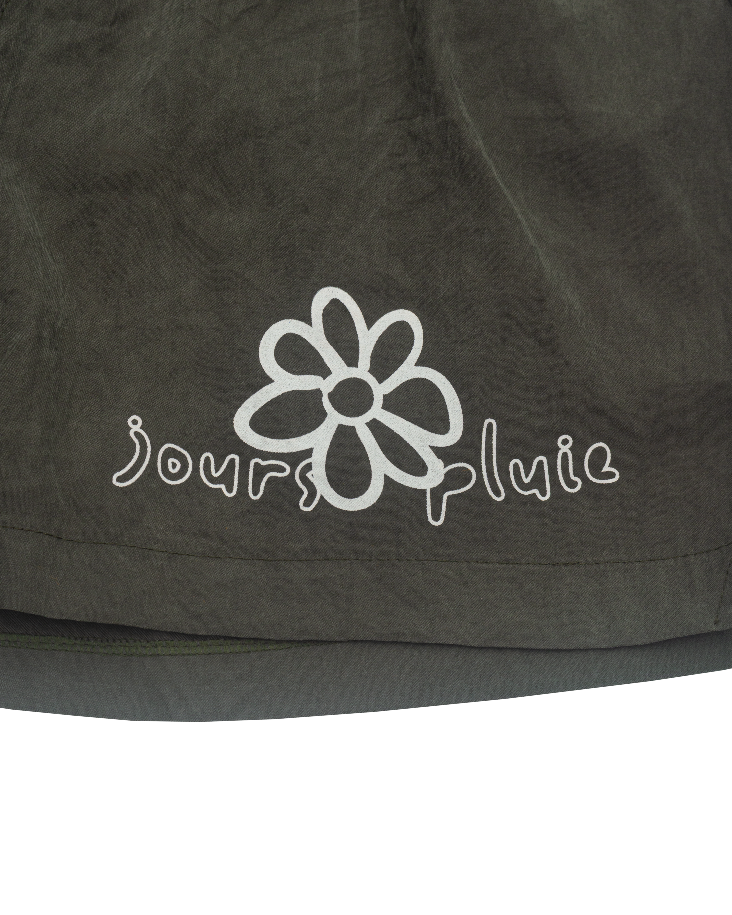 Shorts Jours De Pluie Fleur Verde