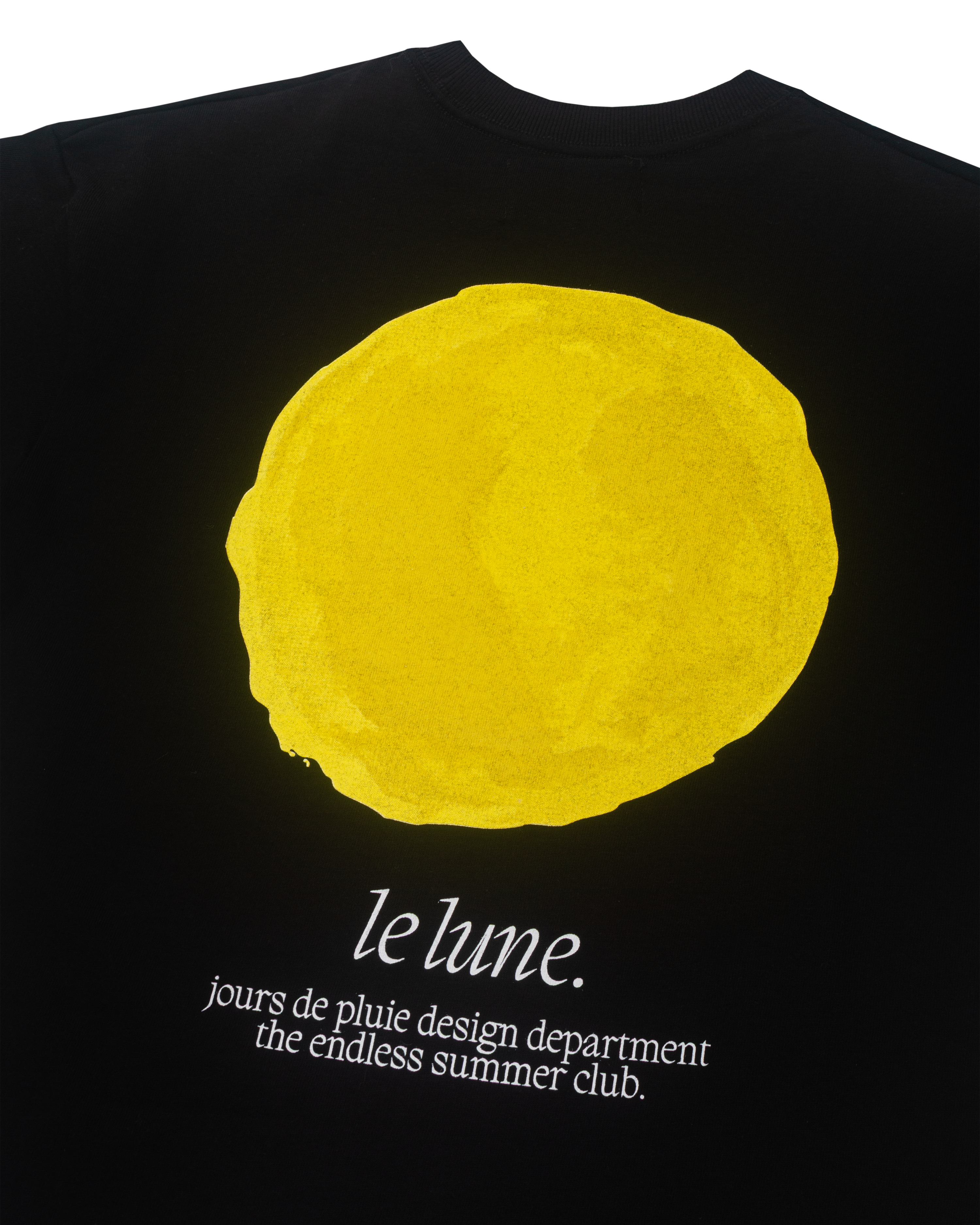 Camiseta Jours de Pluie Boxy Lune Preta