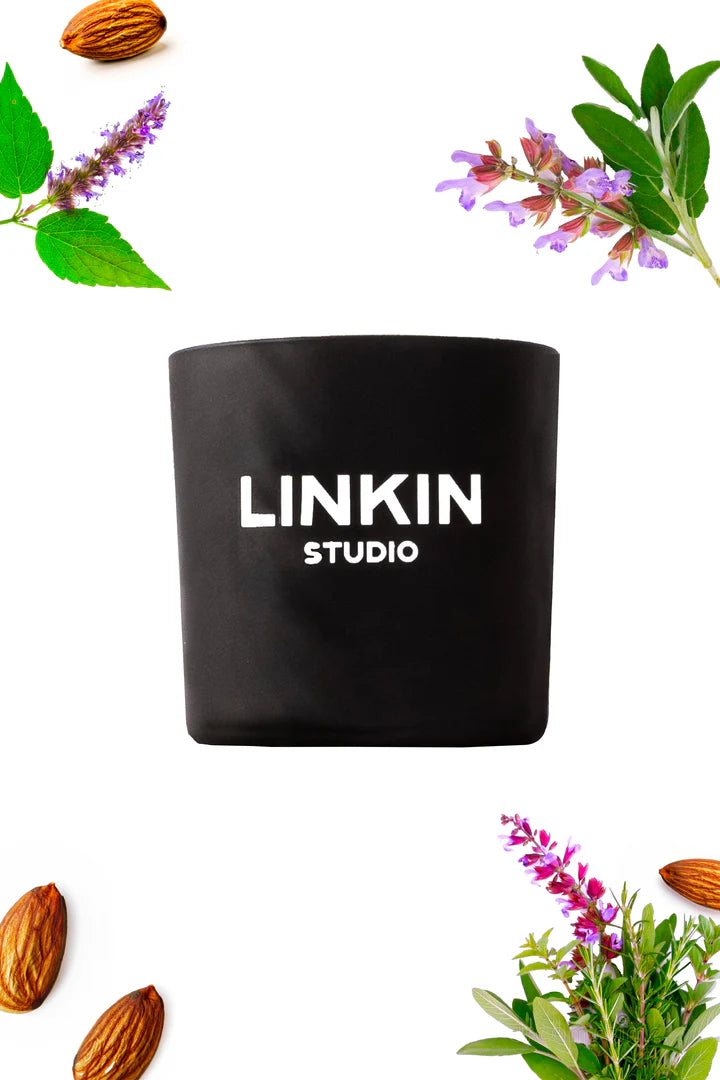 Vela Aromatica Linkin Patchouli e Amêndoas