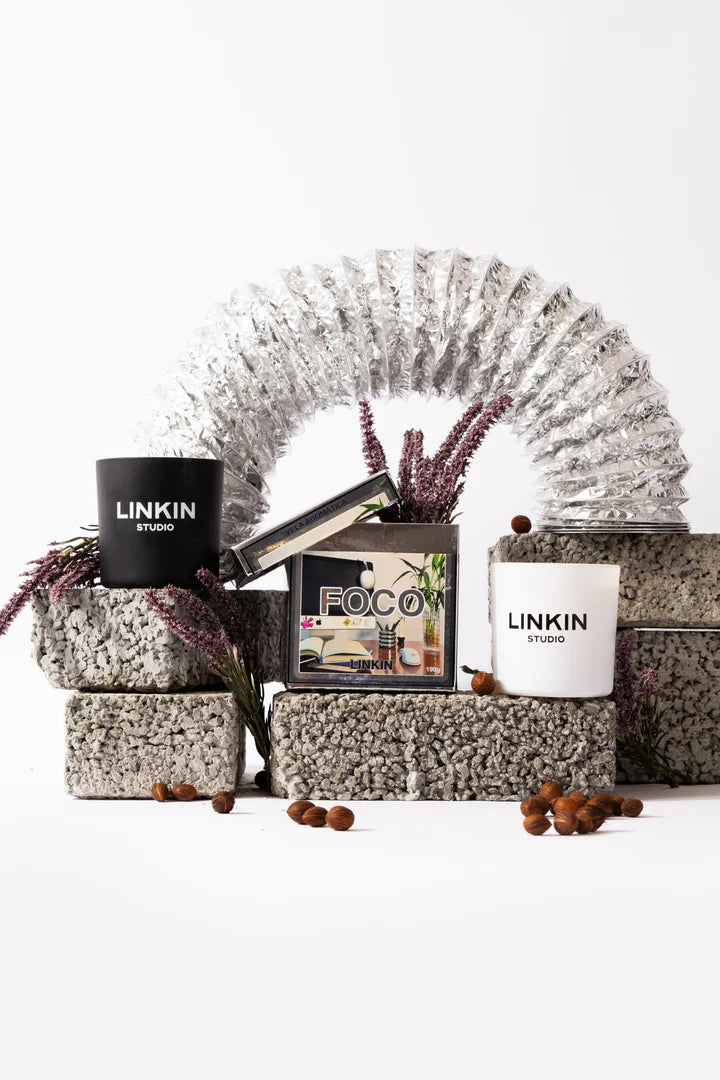 Vela Aromatica Linkin Patchouli e Amêndoas