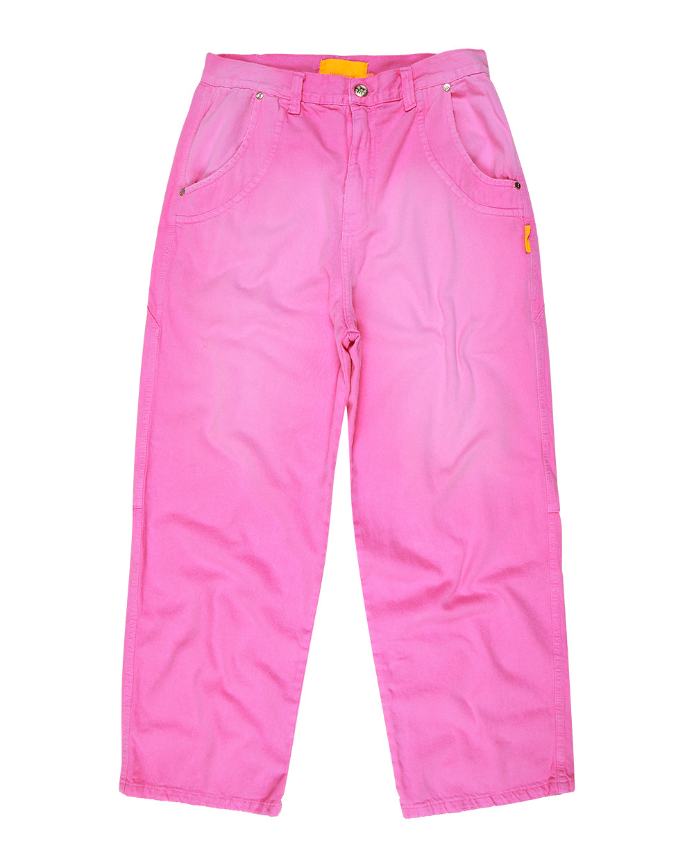 Calça Jeans Mad Enlatados Curvas Tinturaria Rosa