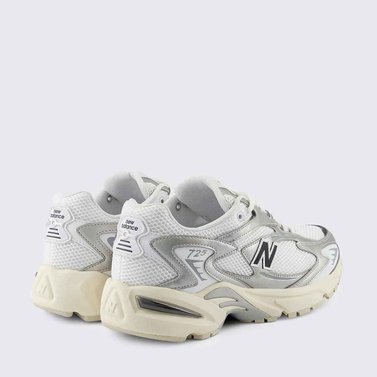 Tênis New Balance Masculino 725 Branco Cinza Metalizado