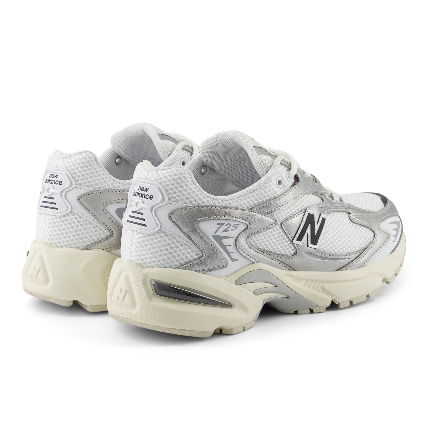 Tênis New Balance Masculino 725 Branco Cinza Metalizado