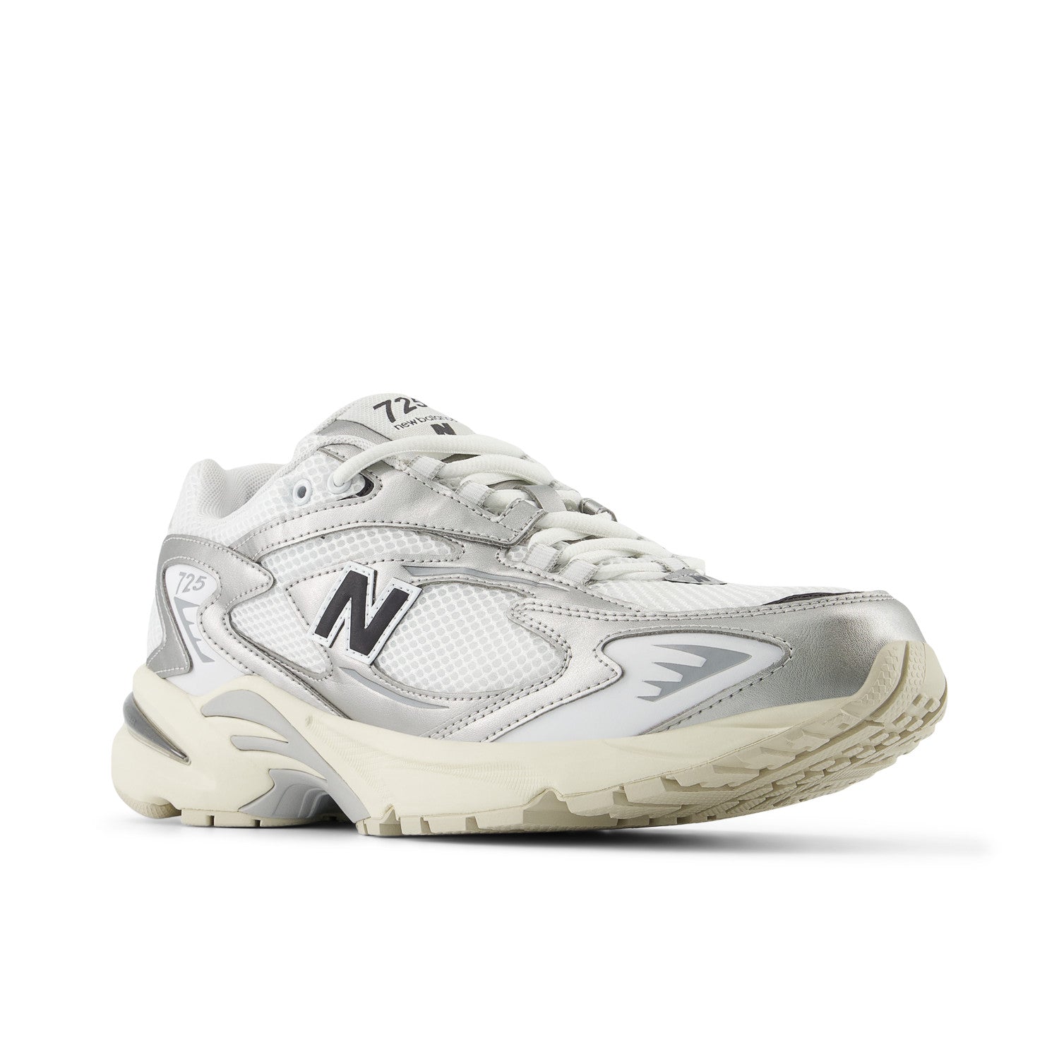 Tênis New Balance Masculino 725 Branco Cinza Metalizado