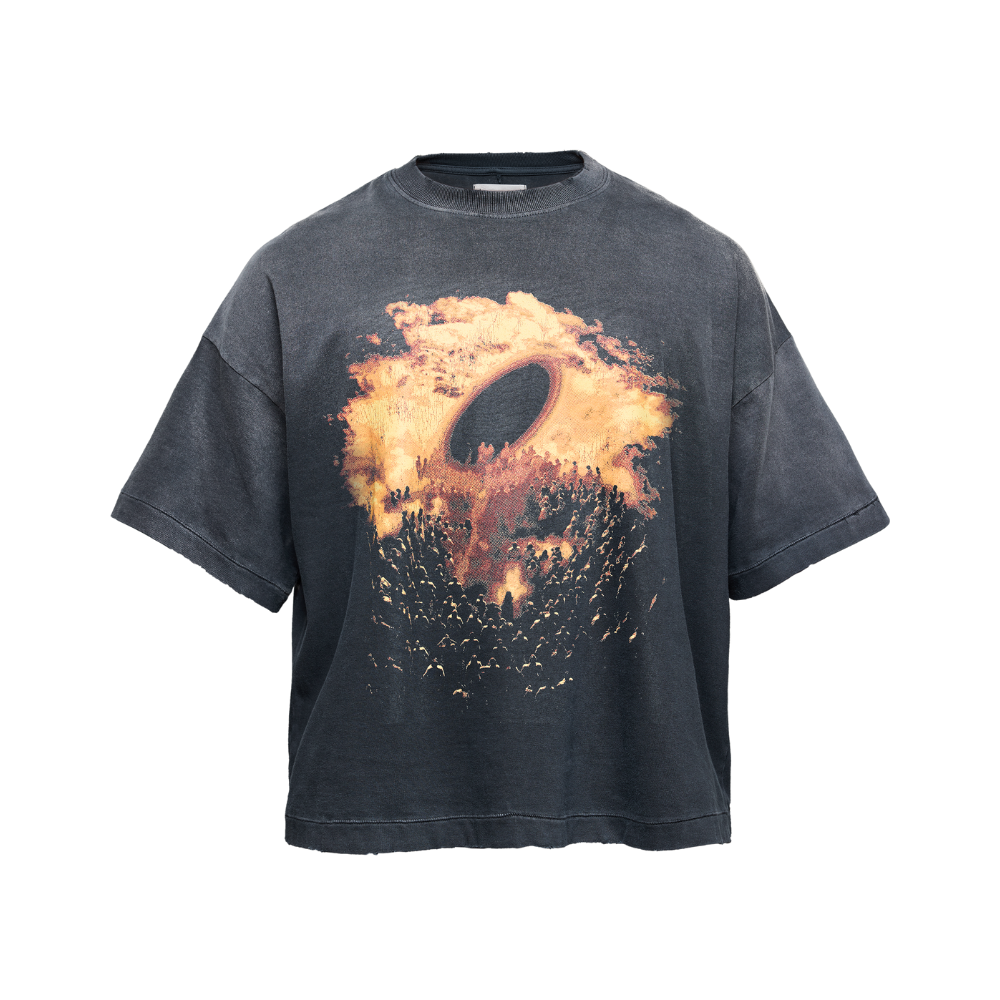 Camiseta Egho Boxy O Culto Preta