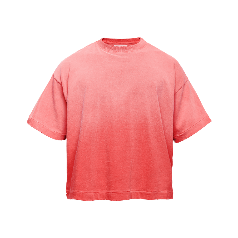 Camiseta Egho Boxy Faded Vermelha