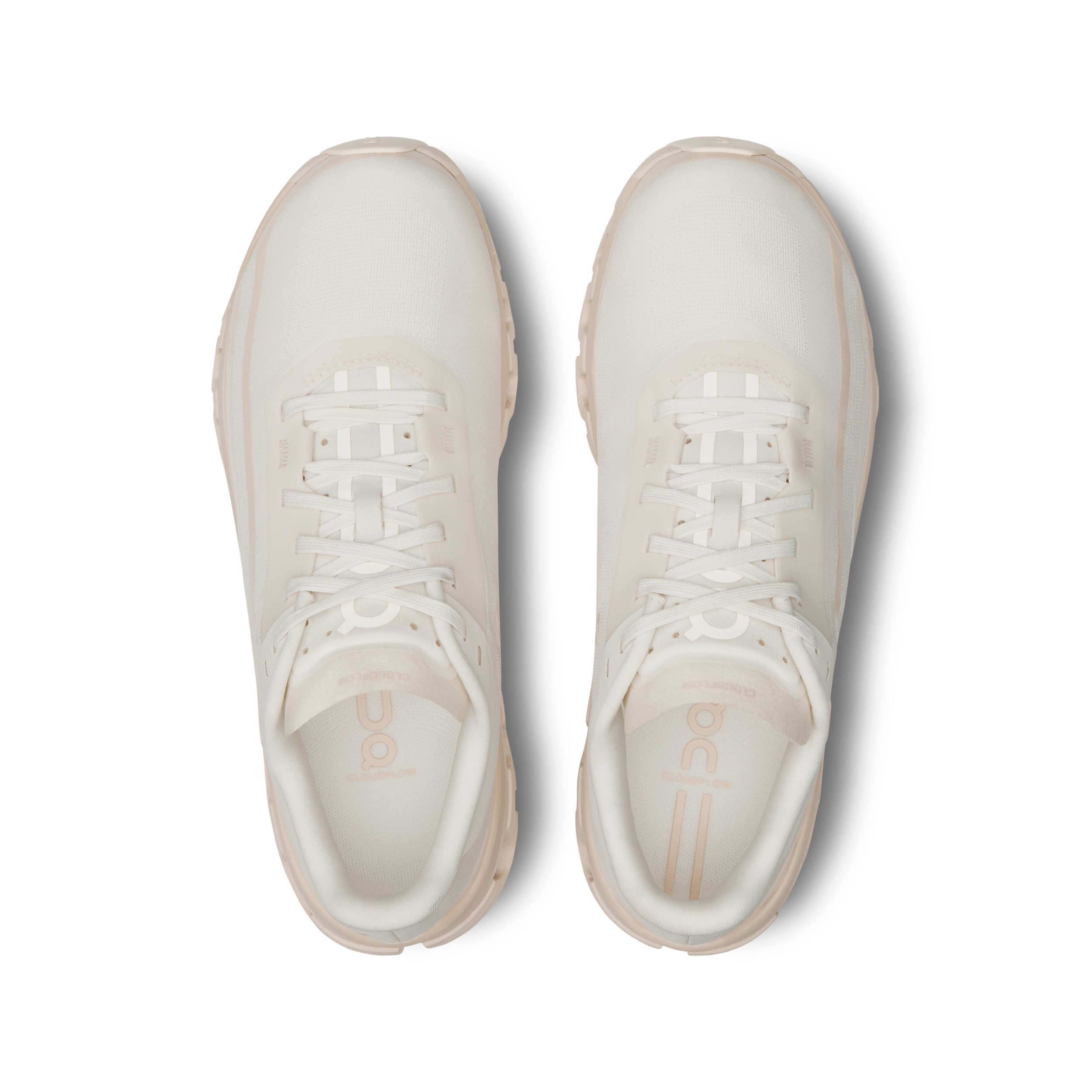 Tênis On Cloudflow 4 IKON Feminino  White Moon