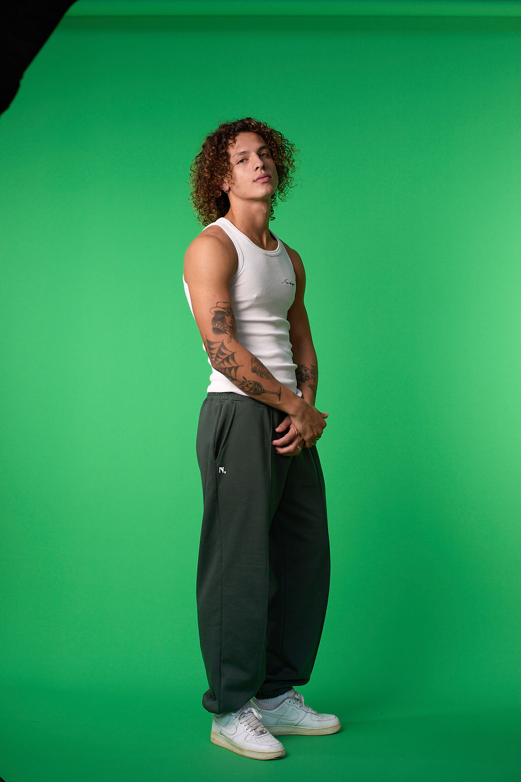 Calça Nowdays Moletom Verde Escuro