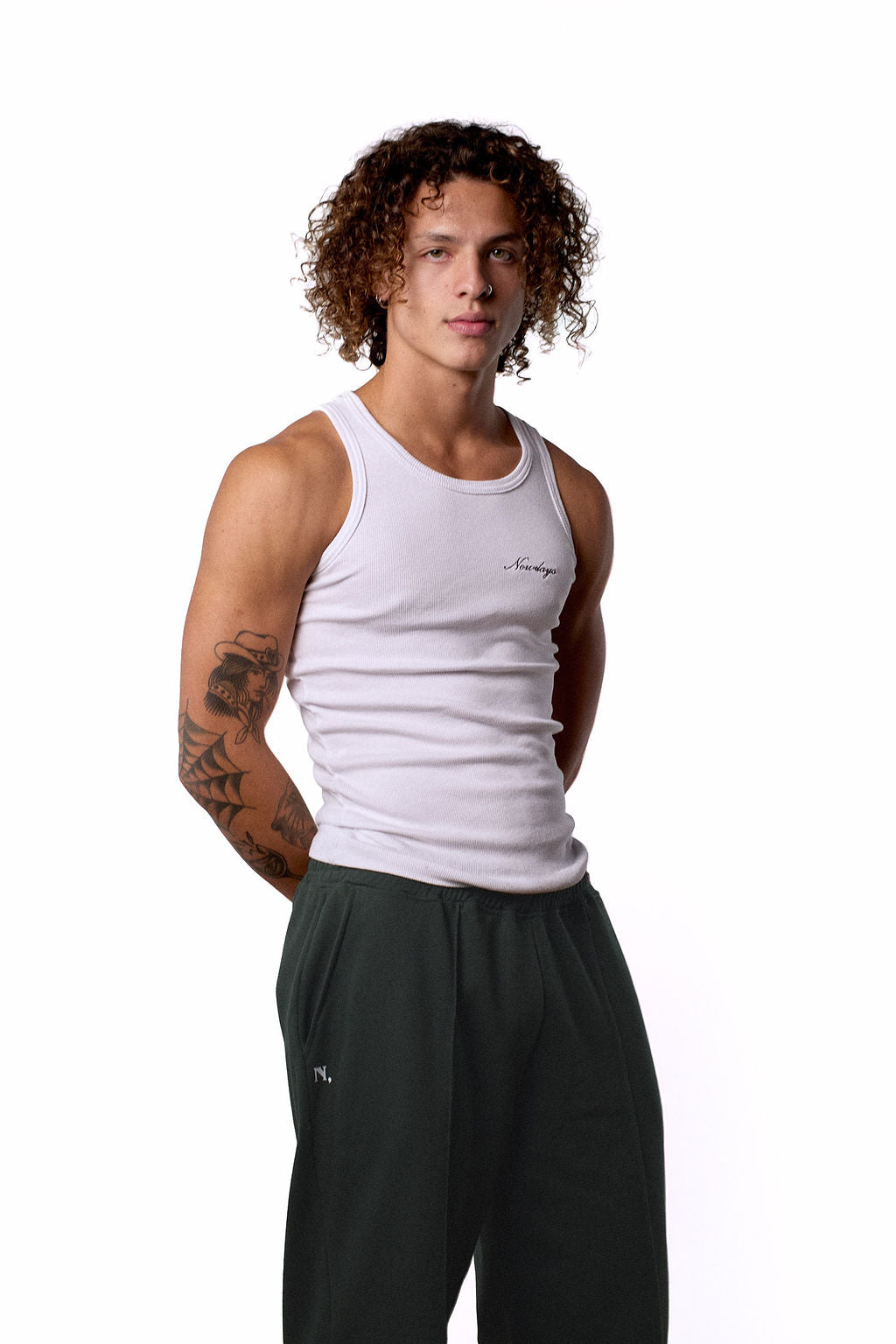 Regata Masculina Nowdays Essentials Branca