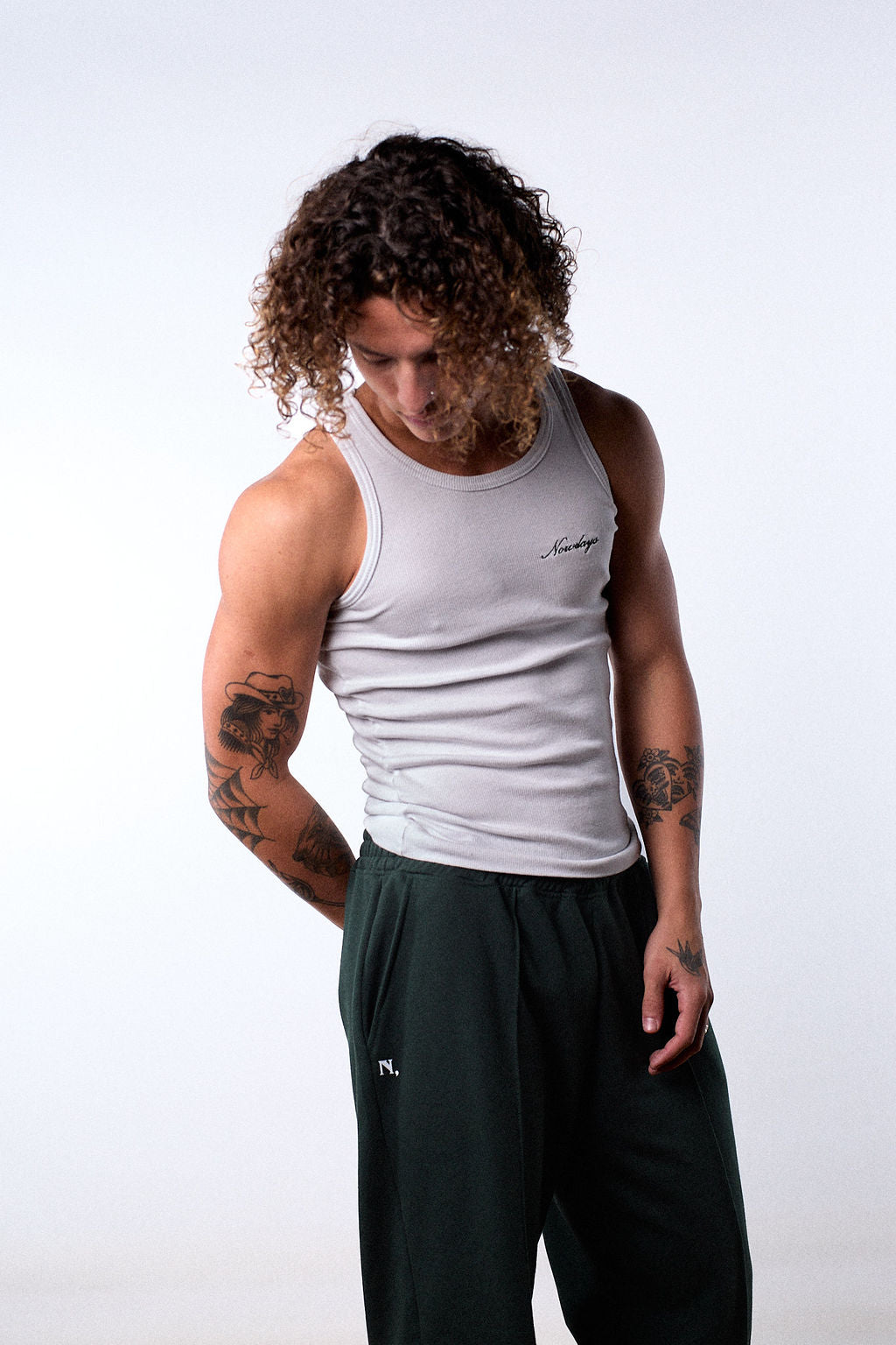 Regata Masculina Nowdays Essentials Branca
