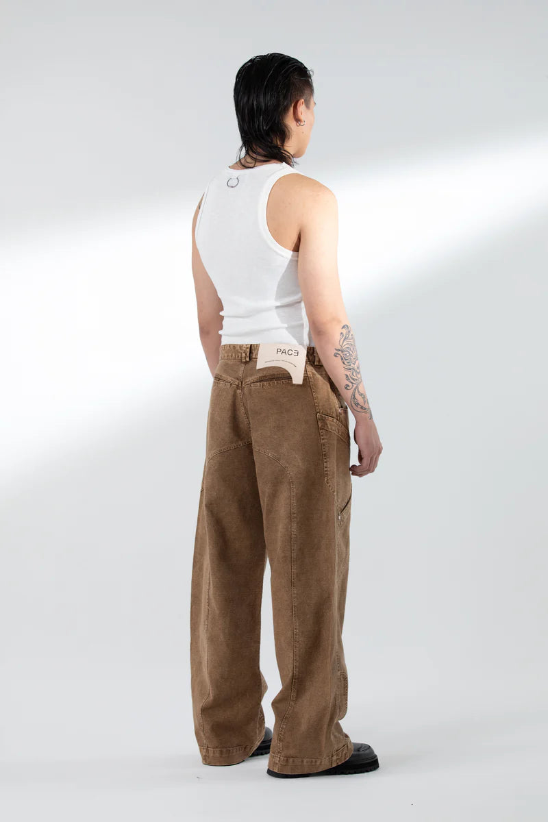 Calça Locker Pace Marrom Estonado