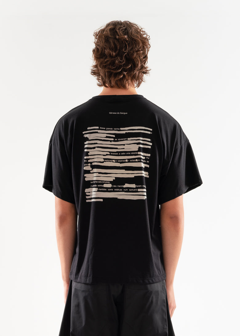 Camiseta Forca Genese Oversized Preta