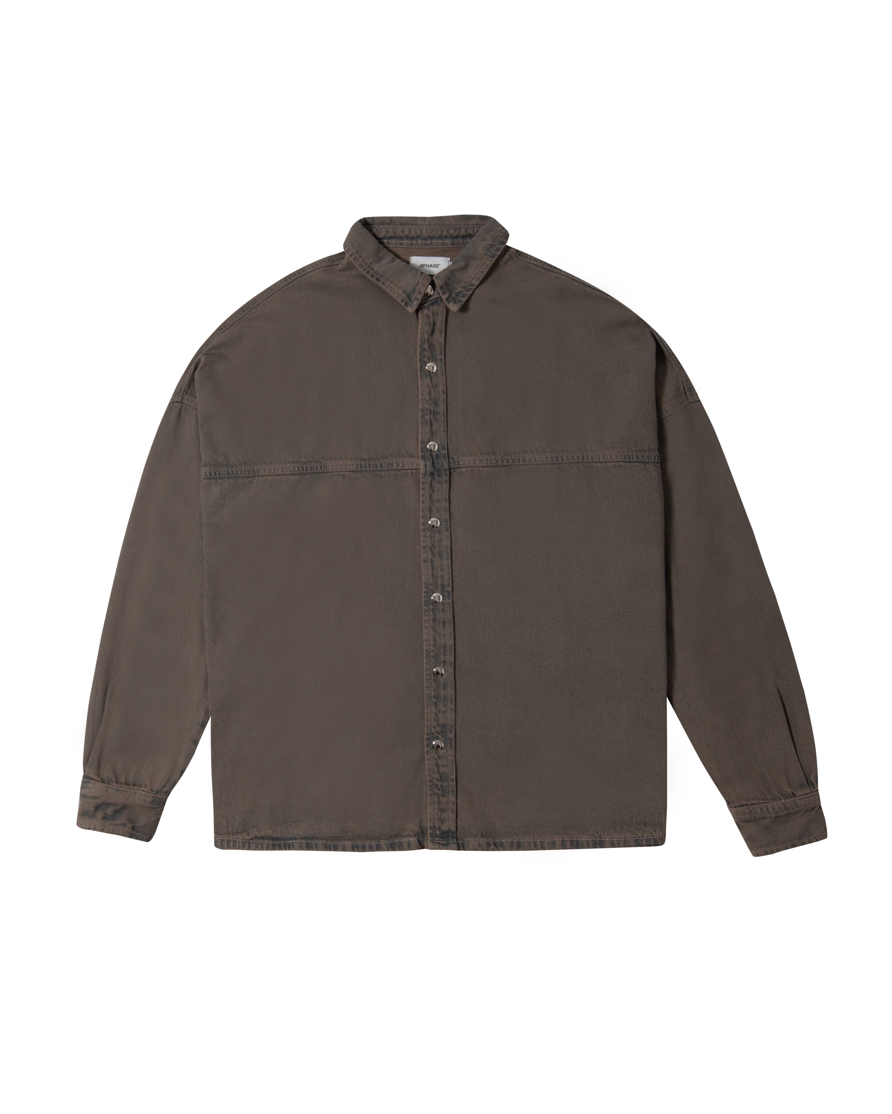 Camisa Aphase Loose Motled Marrom