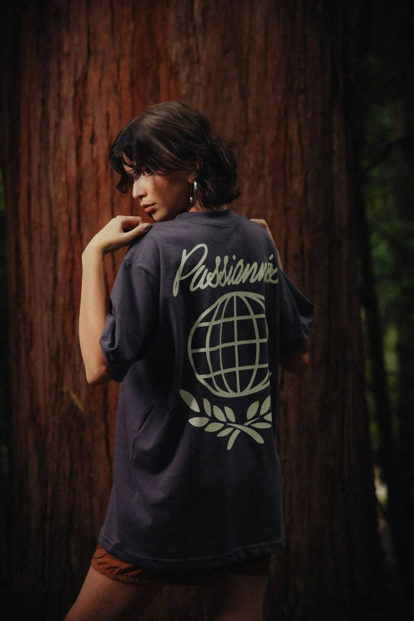 Camiseta Soleil Worldwide Explorer Chumbo