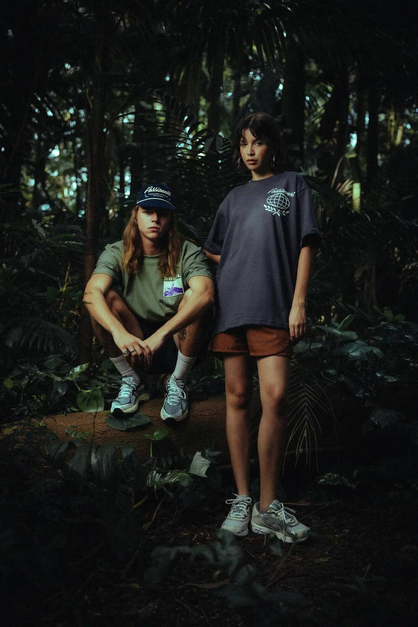 Camiseta Soleil Worldwide Explorer Chumbo